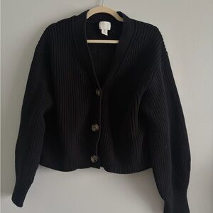 EUC LIKE NEW H&M Structure Knit Cardi